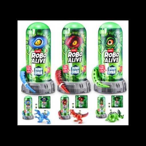 Picture of Robo Alive Dna Dino Play Set In Tube